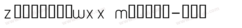 ZemestroWXX Medium字体转换